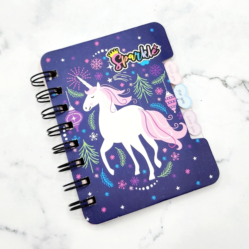 💕3/$15💕 Mini Unicorn Spiral Notebook - Picture 2 of 8